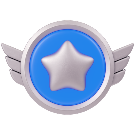 Distintivo de estrela  3D Icon