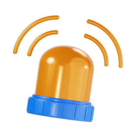 Emergency Siren  3D Icon