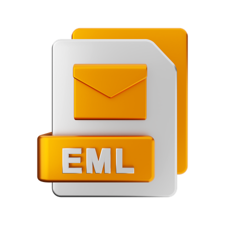 EML File  3D Illustration