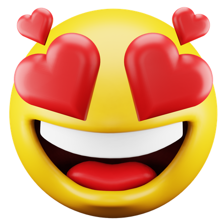 Emoji apaixonado  3D Icon