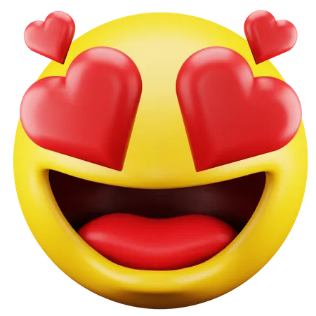 Emoji apaixonado  3D Icon