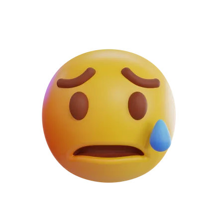 Emoji de medo  3D Icon