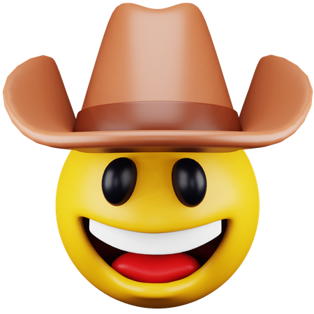 Emoji de vaqueiro  3D Icon