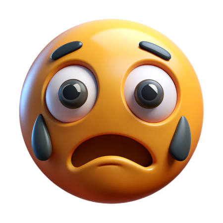 Emoji de cara chorando  3D Icon