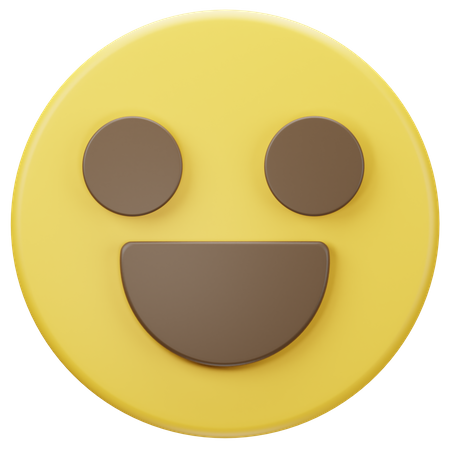 Emoji de rosto feliz  3D Icon