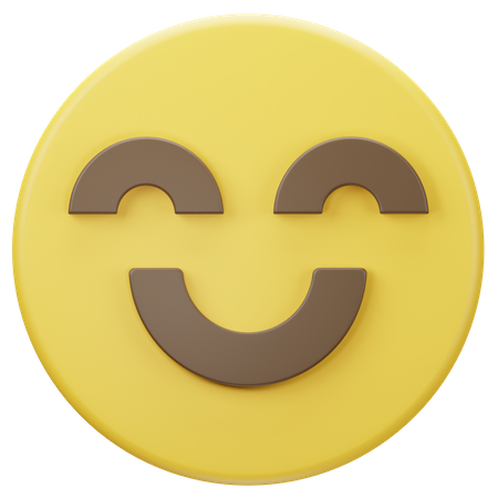 Emoji de rosto feliz  3D Icon