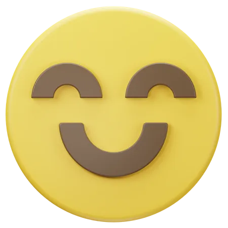 Emoji de rosto feliz  3D Icon