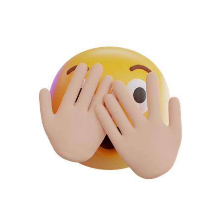 Emoji de olho espiando  3D Icon