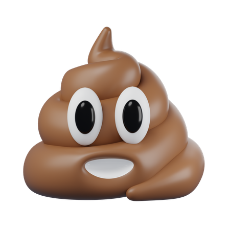 Monte de cocô emoji  3D Icon