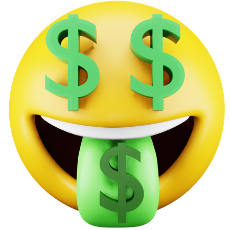 Emoji de dólar  3D Icon