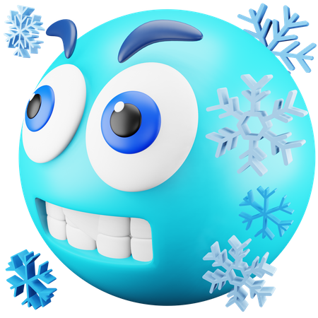 Emoji frio  3D Icon