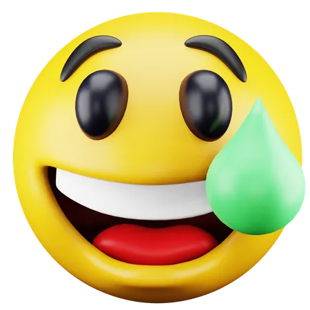 Emoji incómodo  3D Icon