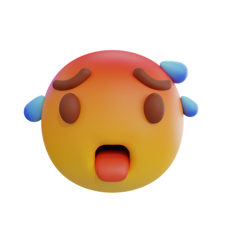 Emoji quente  3D Icon