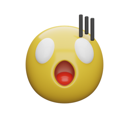 Emoji surpreso  3D Emoji