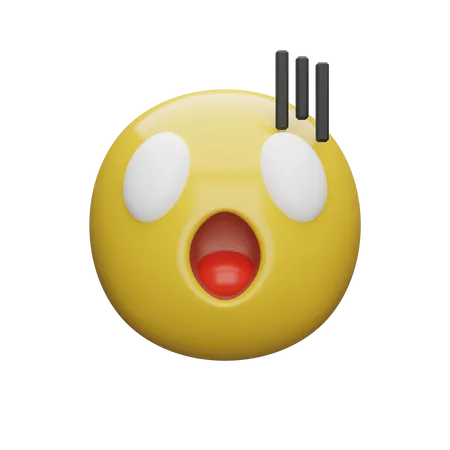 Emoji surpreso  3D Emoji