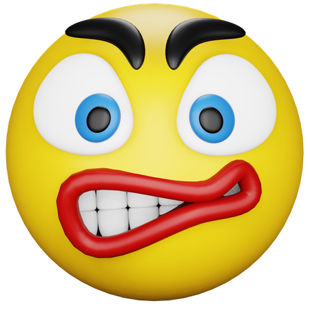 Emoji irritado  3D Icon