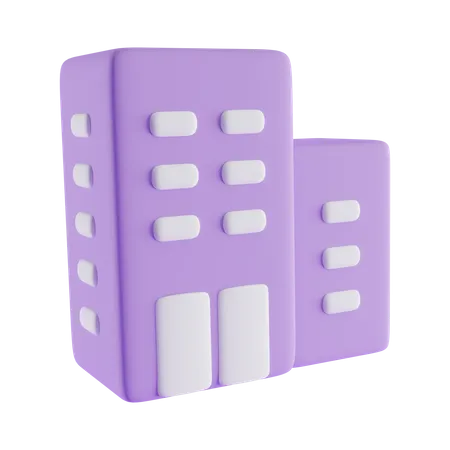 Empresa  3D Icon