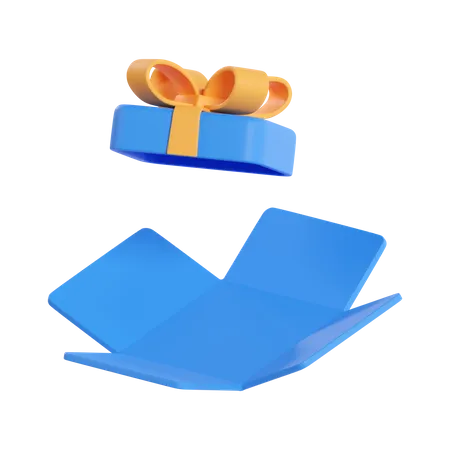 Empty Gift Box  3D Icon