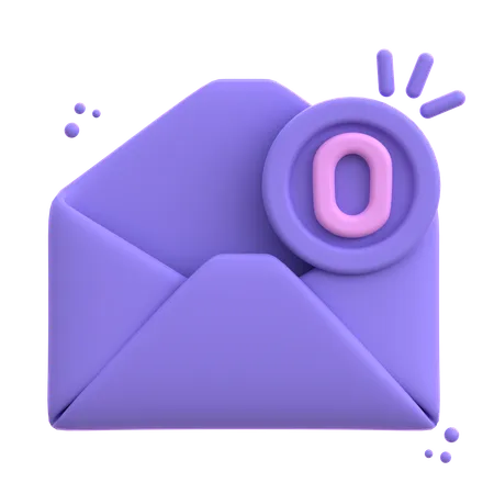 Empty Inbox  3D Icon