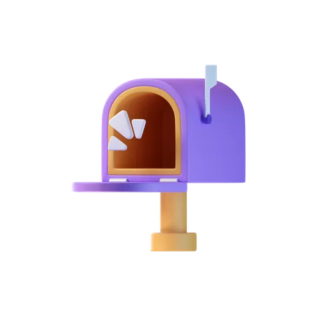 Empty Mailbox  3D Icon