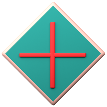 Encruzilhada  3D Icon