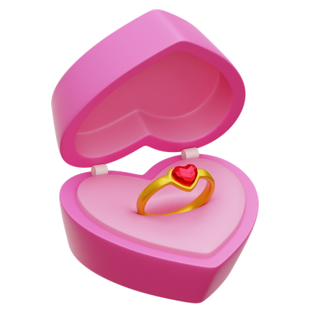 Engagement Ring  3D Icon