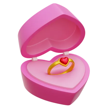 Engagement Ring  3D Icon