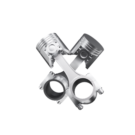 Engine Piston  3D Icon