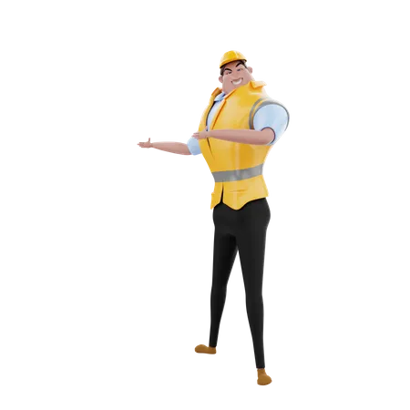 Engineer  3D Illustration