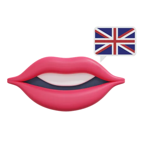 English Speaker  3D Icon