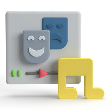 Entertainment  3D Icon