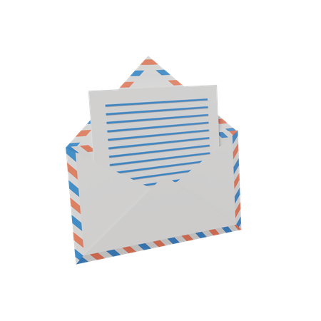 Envelope  3D Illustration