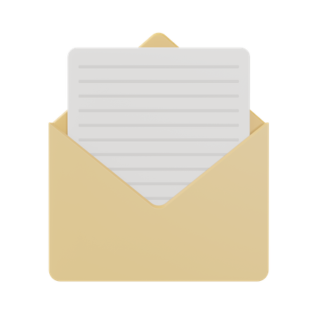 Envelope  3D Icon