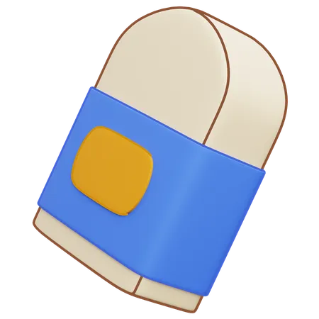 消しゴム  3D Icon