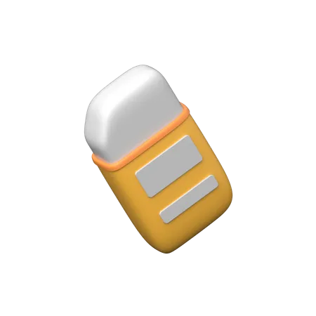 Eraser  3D Icon