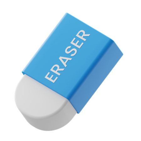 Eraser  3D Illustration