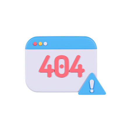 Erreur 404  3D Icon