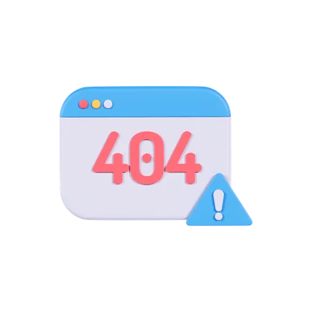 Erro 404  3D Icon