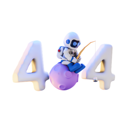 Error 404  3D Illustration