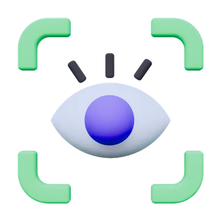 Escáner ocular  3D Icon