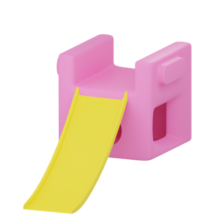 Escorregador de playground  3D Icon