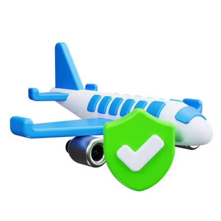 Escudo de avion  3D Icon