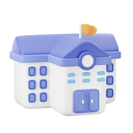 Escuela  3D Icon