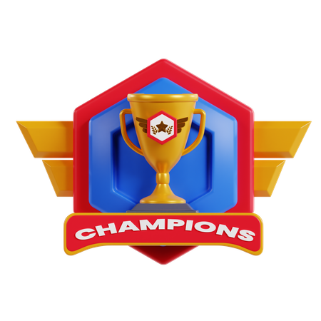 Esport Champion  3D Icon