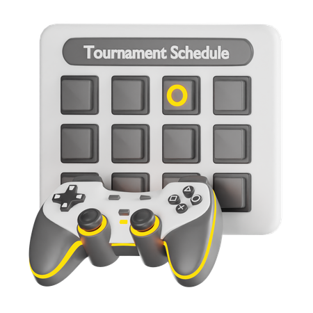 Esports Tournament Schedule  3D Icon