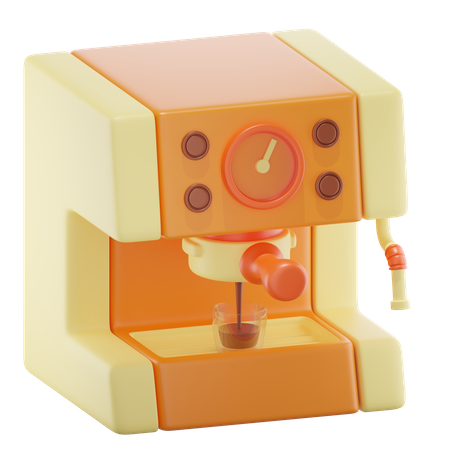 Espresso Machine  3D Icon