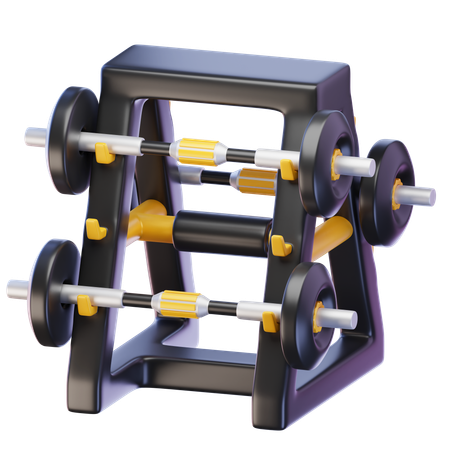 Estante de barra  3D Icon