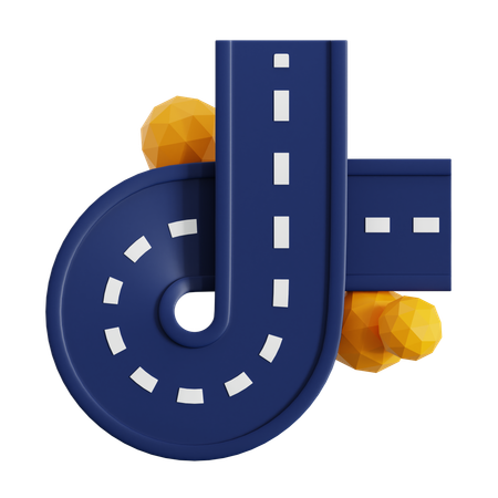 Estrada  3D Icon