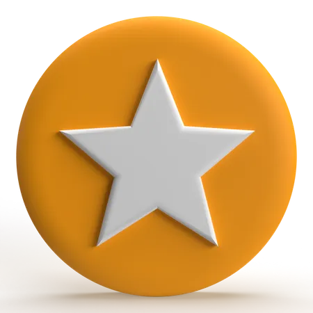 Estrela  3D Icon