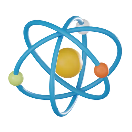 Estructura atomica  3D Icon